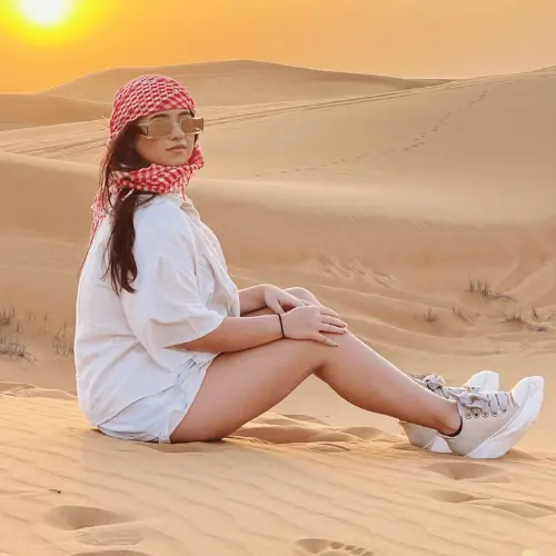 Land Cruiser Dune Bashing Experience in Evening Desert Safari Abu Dhabi