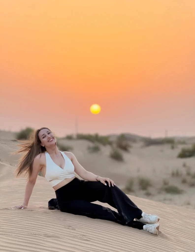 Morning Desert Safari Abu Dhabi with Sunrise Dune Bashing Experience