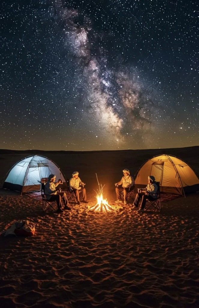Overnight Desert Safari Abu Dhabi Camping Experience