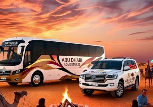 Desert safari Bus pickup central